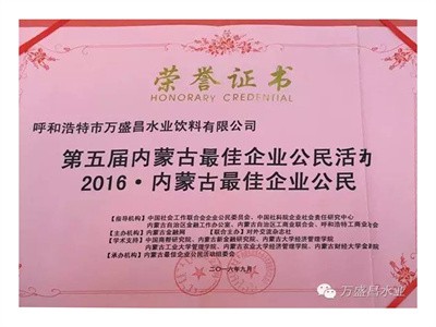 2016更佳企業(yè)公民